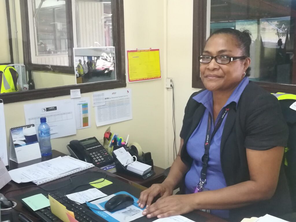 Newly appointed Executive Manager for Air Niugini Cargo Ms Paila Leka - Air Niugini